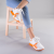 Pantofi sport dama Vals alb cu portocaliu, 2 - Kalapod.net